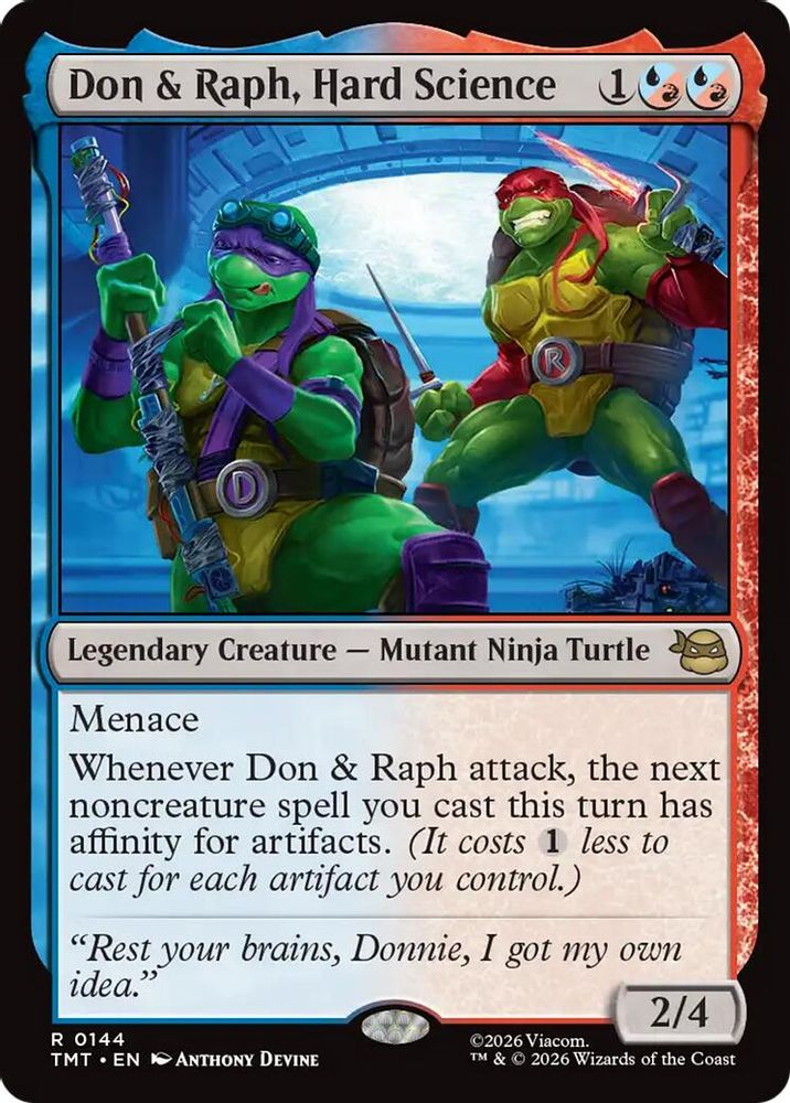 Don & Raph, Hard Science · 144 · Teenage Mutant Ninja Turtles · Non-foil