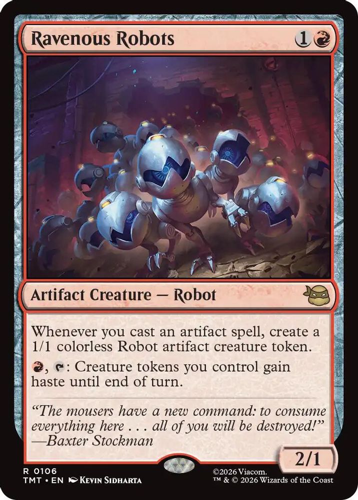 Ravenous Robots · 106 · Teenage Mutant Ninja Turtles · Non-foil