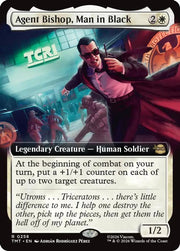 Agent Bishop, Man in Black (Extended Art) · 258 · Teenage Mutant Ninja Turtles · Non-foil