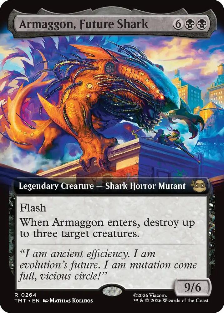 Armaggon, Future Shark (Extended Art) · 264 · Teenage Mutant Ninja Turtles · Non-foil
