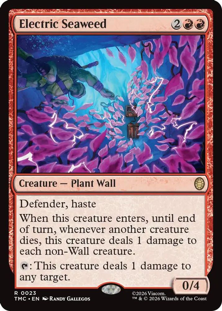 Electric Seaweed · 23 · Commander: Teenage Mutant Ninja Turtles · Non-foil