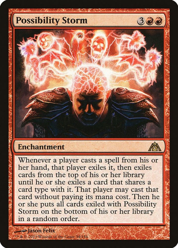 Possibility Storm · 34 · Dragon's Maze · Foil