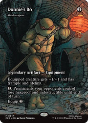 Donnie's Bo - Shadowspear (Borderless) · 17 · Teenage Mutant Ninja Turtles Source Material · Non-foil