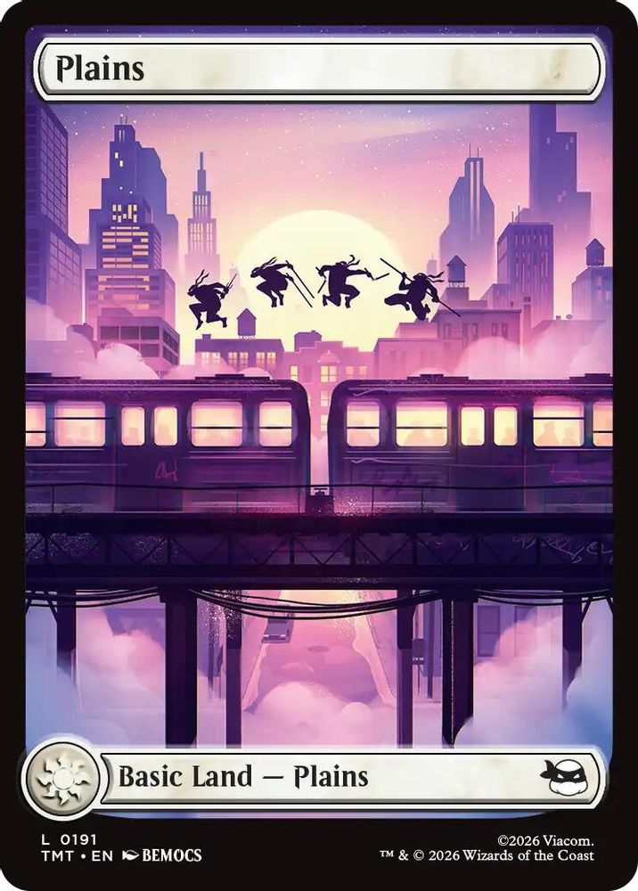 Plains (0191) · 191 · Teenage Mutant Ninja Turtles · Non-foil