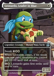 Leonardo, Leader in Blue (Borderless) · 196 · Teenage Mutant Ninja Turtles · Non-foil