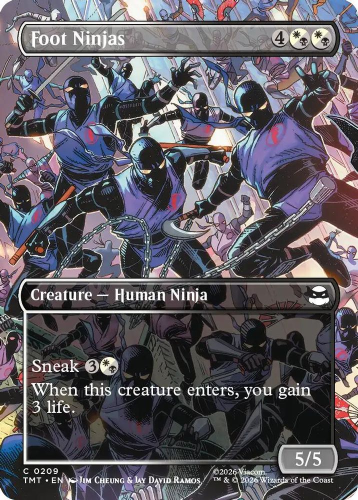 Foot Ninjas (Borderless) · 209 · Teenage Mutant Ninja Turtles · Non-foil