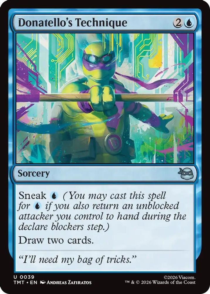 Donatello's Technique · 39 · TMT · Non-foil