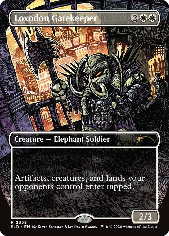 Loxodon Gatekeeper (2358) · 2358 · SLD · Foil