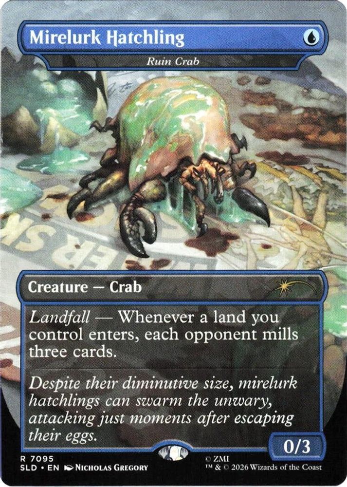 Mirelurk Hatchling - Ruin Crab · 7095 · SLD · Foil