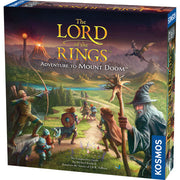 Lord of the Rings: Adventure to Mount Doom - Lord of the Rings Adventure to Mount Doom board game box featuring fantasy illustration of characters on a path with a fiery