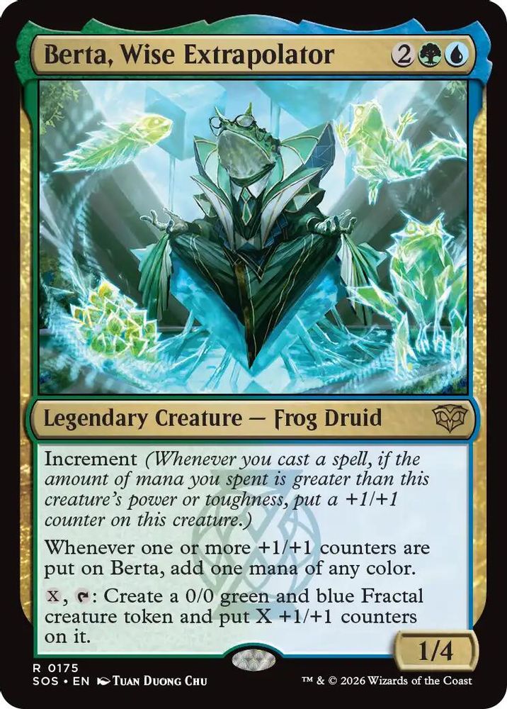 Berta, Wise Extrapolator · 175 · Secrets of Strixhaven · Foil