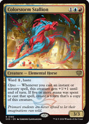 Colorstorm Stallion · 180 · Secrets of Strixhaven · Foil
