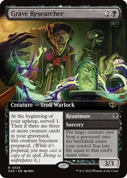 Grave Researcher (Extended Art) · 325 · Secrets of Strixhaven · Non-foil