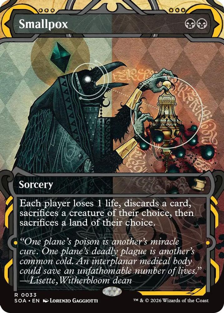 Smallpox · 33 · Secrets of Strixhaven: Mystical Archive · Foil