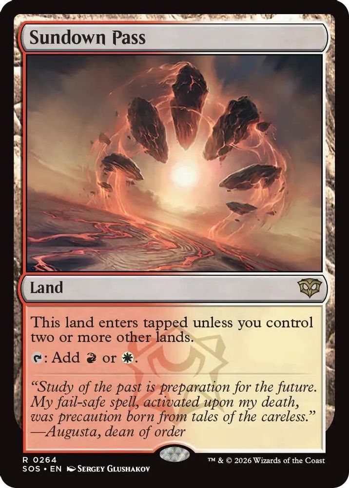 Sundown Pass · 264 · Secrets of Strixhaven · Non-foil