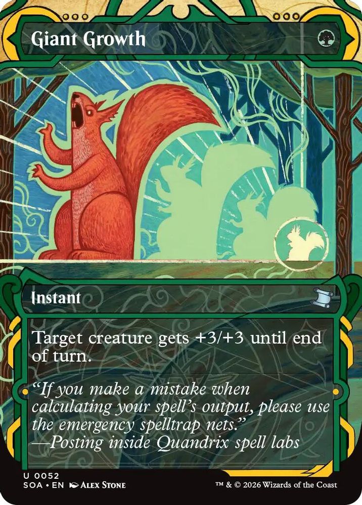 Giant Growth · 52 · Secrets of Strixhaven: Mystical Archive · Non-foil