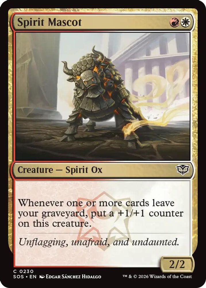 Spirit Mascot · 230 · Secrets of Strixhaven · Non-foil