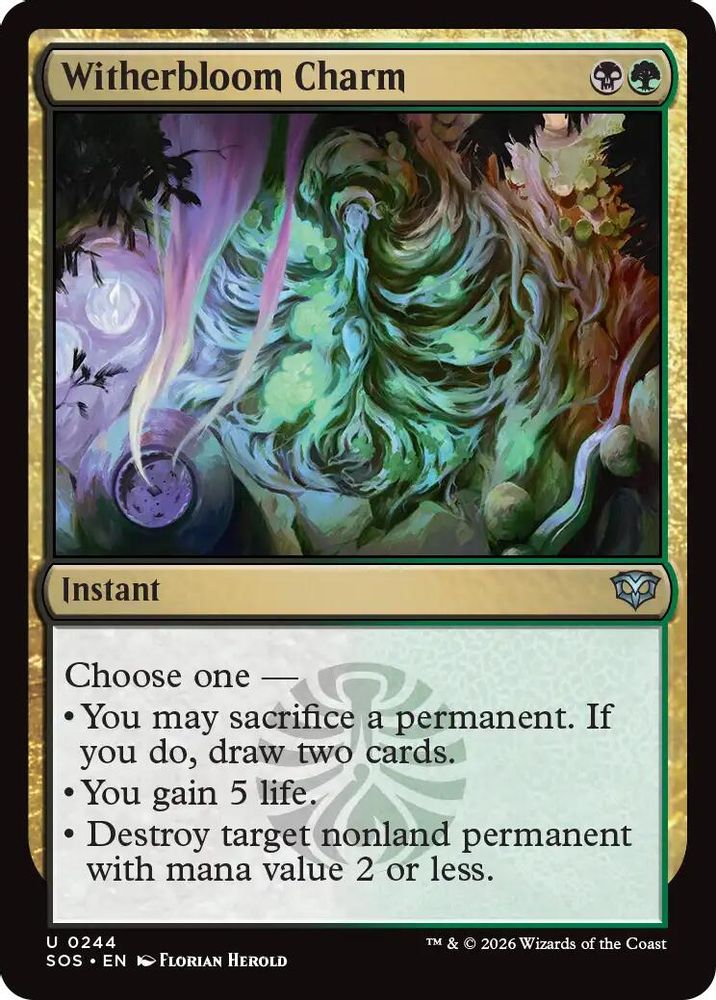 Witherbloom Charm · 244 · Secrets of Strixhaven · Foil