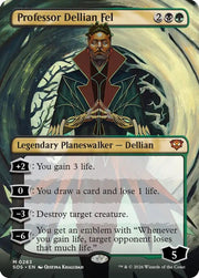 Professor Dellian Fel (Borderless) · 283 · Secrets of Strixhaven · Foil