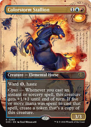 Colorstorm Stallion (Borderless) · 299 · Secrets of Strixhaven · Non-foil