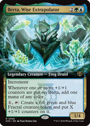 Berta, Wise Extrapolator (Extended Art) · 346 · Secrets of Strixhaven · Foil