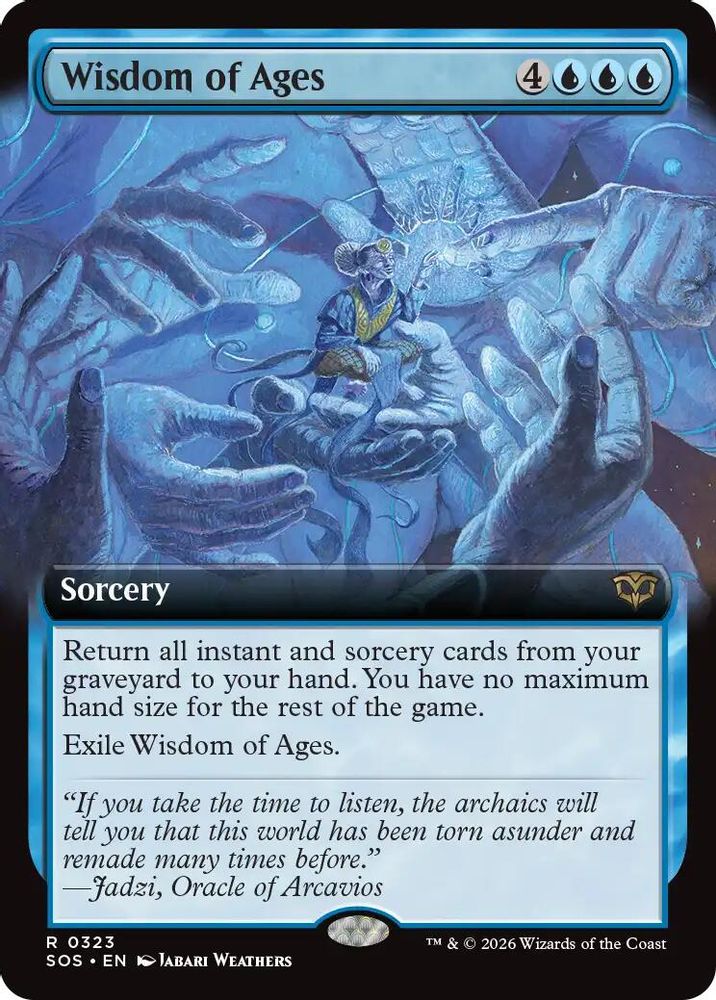Wisdom of Ages (Extended Art) · 323 · Secrets of Strixhaven · Non-foil