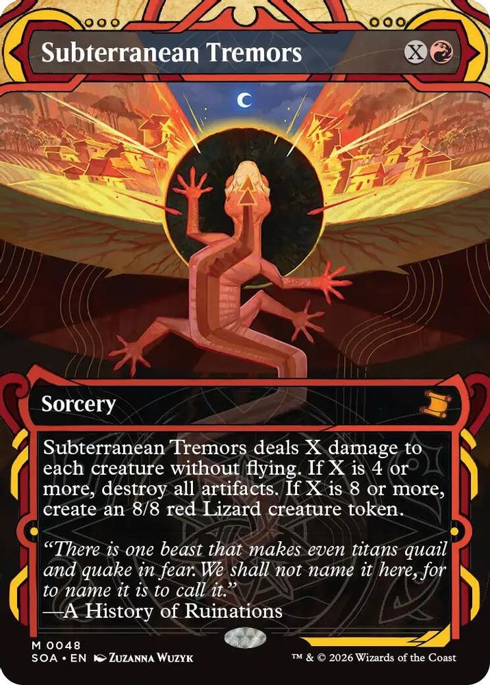 Subterranean Tremors · 48 · Secrets of Strixhaven: Mystical Archive · Non-foil