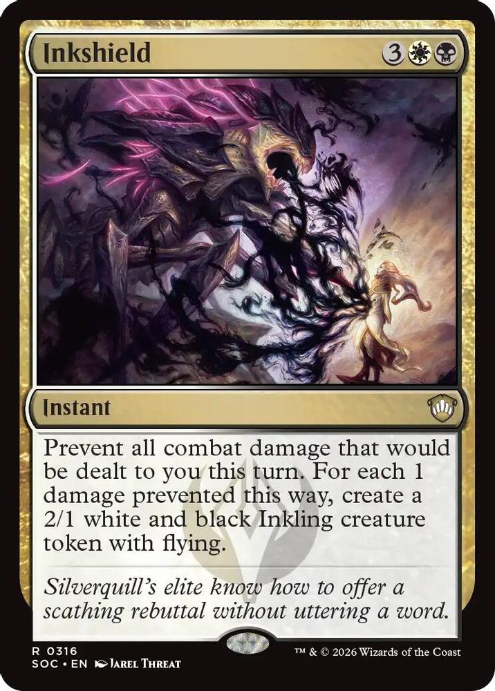 Inkshield · 316 · Commander: Secrets of Strixhaven · Non-foil