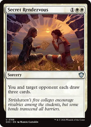 Secret Rendezvous · 166 · Commander: Secrets of Strixhaven · Non-foil