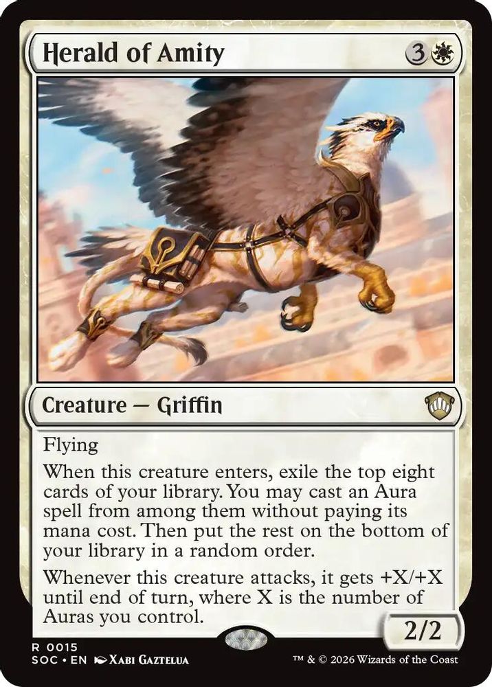 Herald of Amity · 15 · Commander: Secrets of Strixhaven · Non-foil