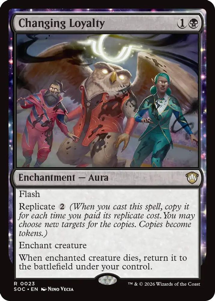 Changing Loyalty · 23 · Commander: Secrets of Strixhaven · Non-foil