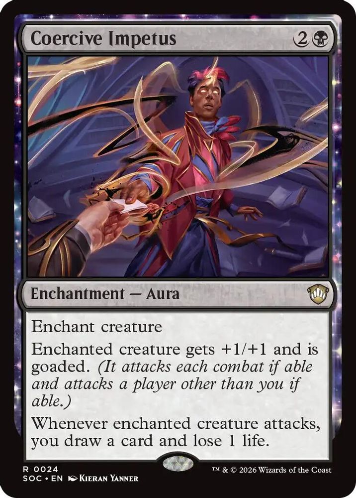 Coercive Impetus · 24 · Commander: Secrets of Strixhaven · Non-foil