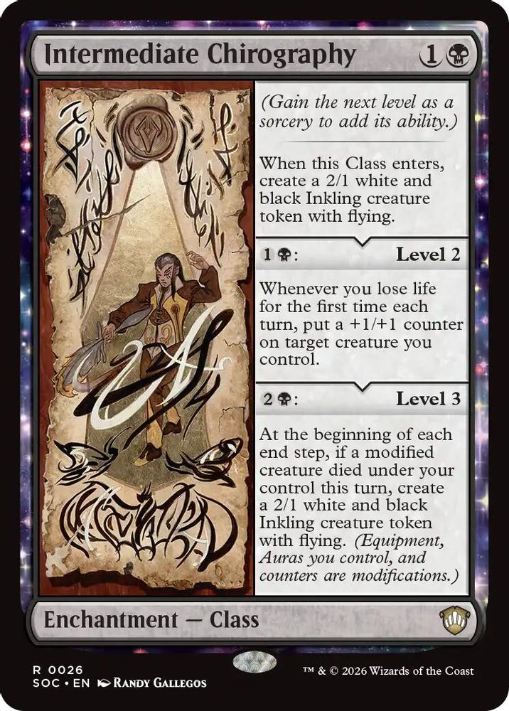 Intermediate Chirography · 26 · Commander: Secrets of Strixhaven · Non-foil