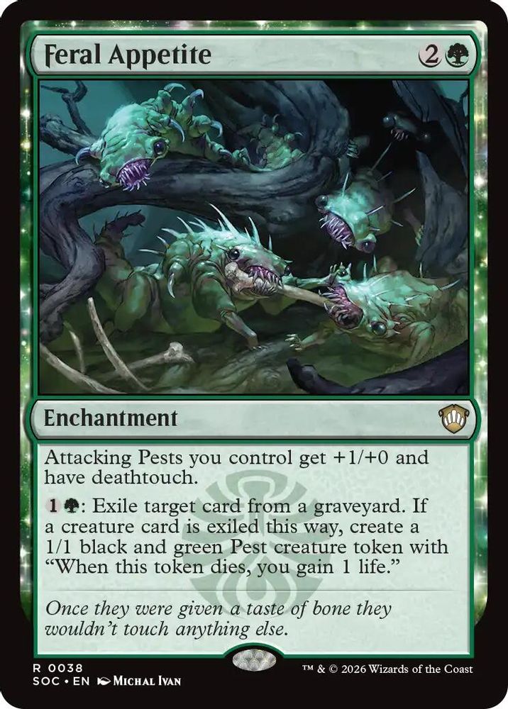 Feral Appetite · 38 · Commander: Secrets of Strixhaven · Non-foil