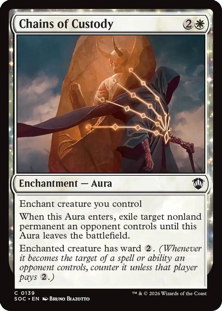 Chains of Custody · 139 · Commander: Secrets of Strixhaven · Non-foil
