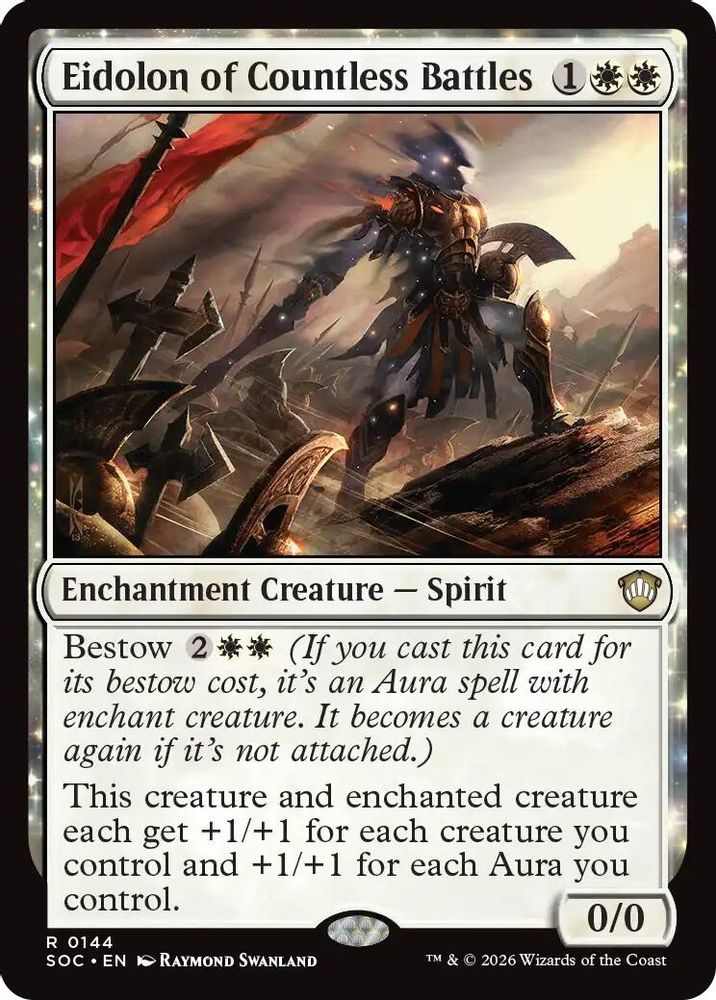 Eidolon of Countless Battles · 144 · Commander: Secrets of Strixhaven · Non-foil