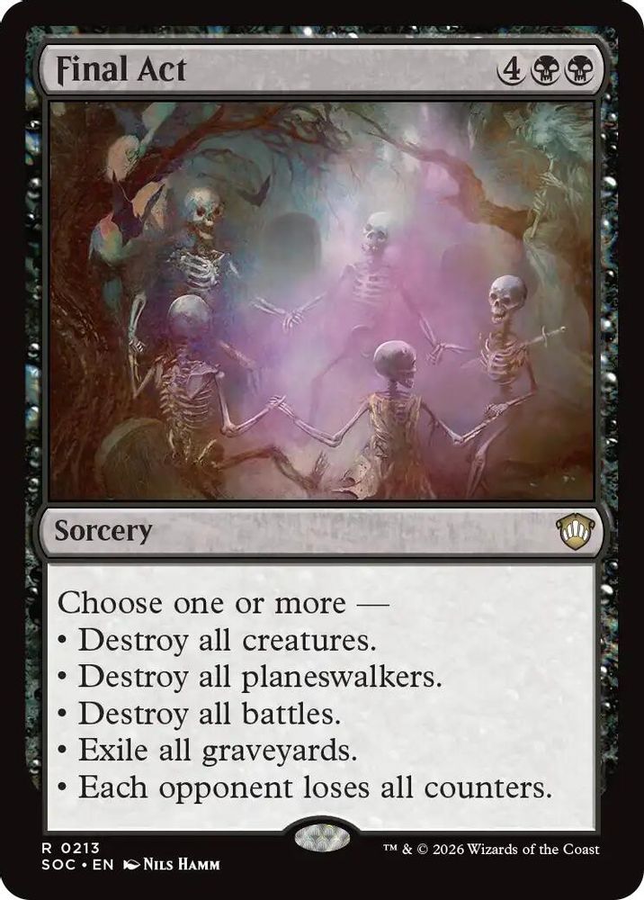 Final Act · 213 · Commander: Secrets of Strixhaven · Non-foil