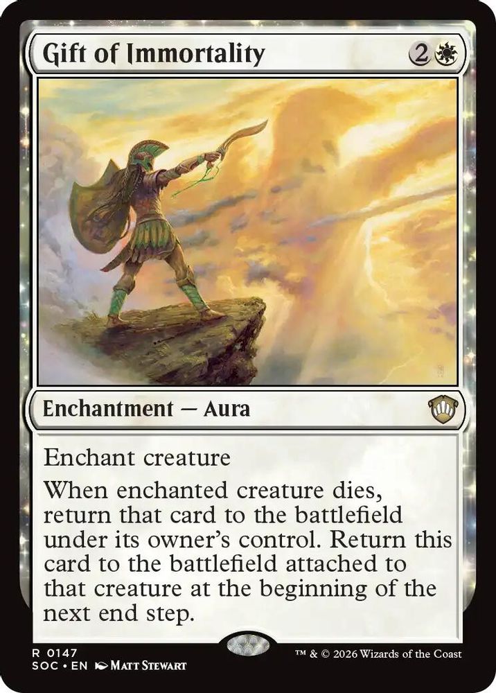 Gift of Immortality · 147 · Commander: Secrets of Strixhaven · Non-foil