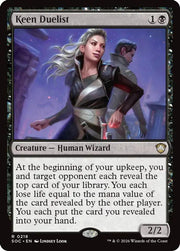 Keen Duelist · 218 · Commander: Secrets of Strixhaven · Non-foil
