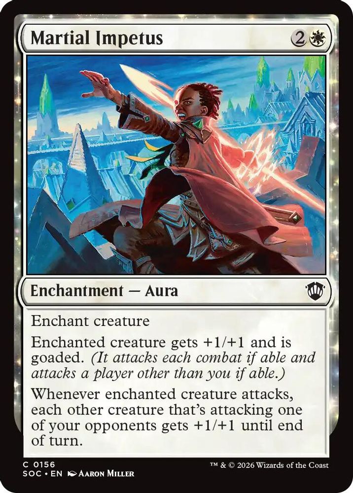 Martial Impetus · 156 · Commander: Secrets of Strixhaven · Non-foil
