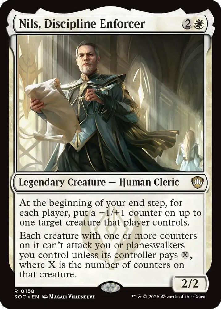 Nils, Discipline Enforcer · 158 · Commander: Secrets of Strixhaven · Non-foil
