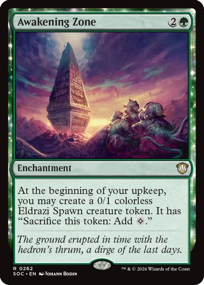 Awakening Zone · 262 · Commander: Secrets of Strixhaven · Non-foil
