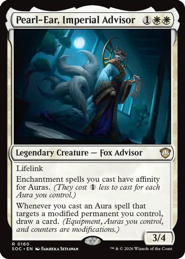 Pearl-Ear, Imperial Advisor · 160 · Commander: Secrets of Strixhaven · Non-foil
