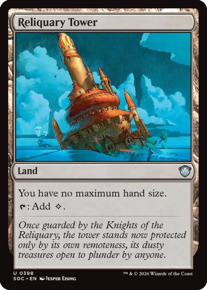 Reliquary Tower · 398 · Commander: Secrets of Strixhaven · Non-foil