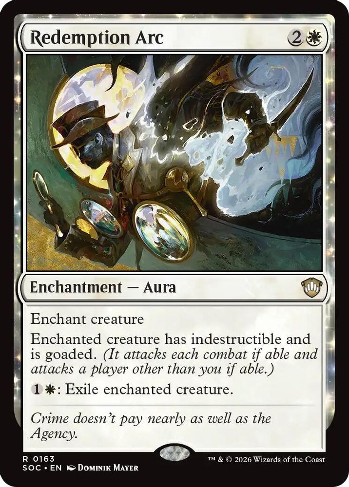 Redemption Arc · 163 · Commander: Secrets of Strixhaven · Non-foil