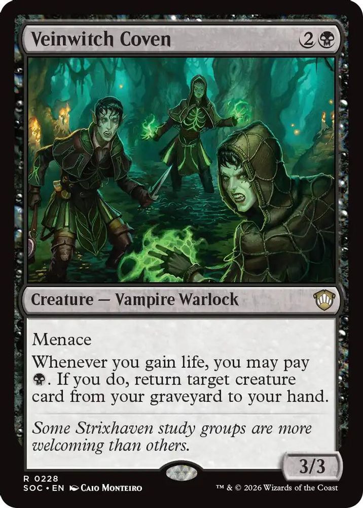 Veinwitch Coven · 228 · Commander: Secrets of Strixhaven · Non-foil