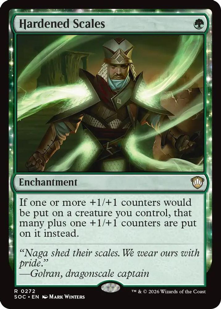 Hardened Scales · 272 · Commander: Secrets of Strixhaven · Non-foil