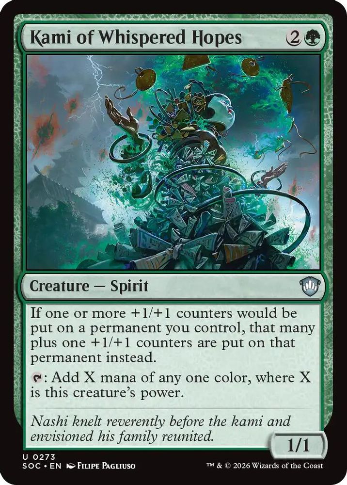 Kami of Whispered Hopes · 273 · Commander: Secrets of Strixhaven · Non-foil