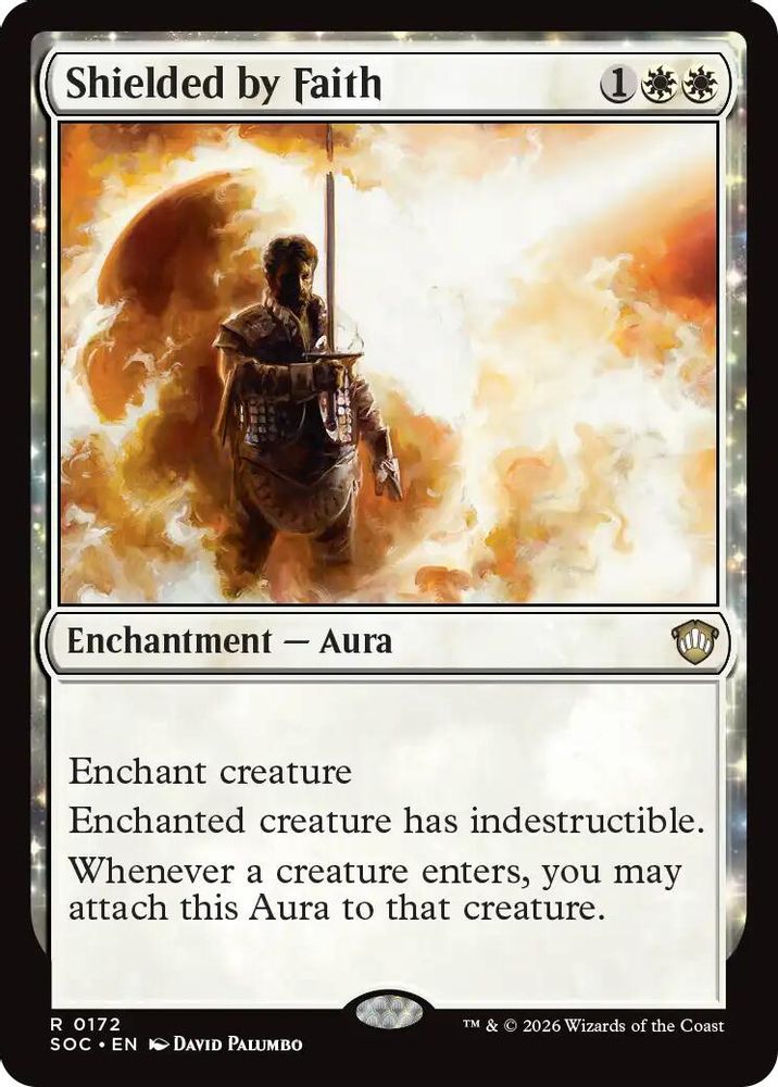Shielded by Faith · 172 · Commander: Secrets of Strixhaven · Non-foil