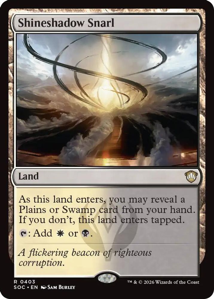 Shineshadow Snarl · 403 · Commander: Secrets of Strixhaven · Non-foil